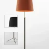 Pie de salón Gulvlampe G1 sort/krom