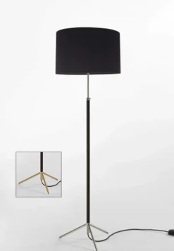 Pie de salón Gulvlampe G2 sort/messing