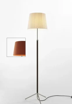 Pie de salón Gulvlampe G3 terracotta/krom