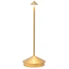 Pina batterilampe / bordlampe, guld
