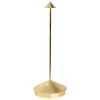 Pina batterilampe / bordlampe, antik guld