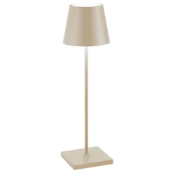 Poldina batterilampe / bordlampe, sand