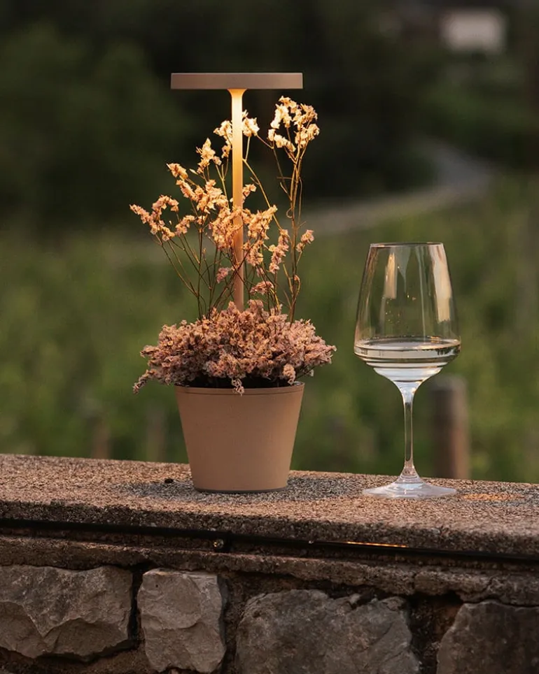 Poldina Reverso batterilampe / bordlampe, sand