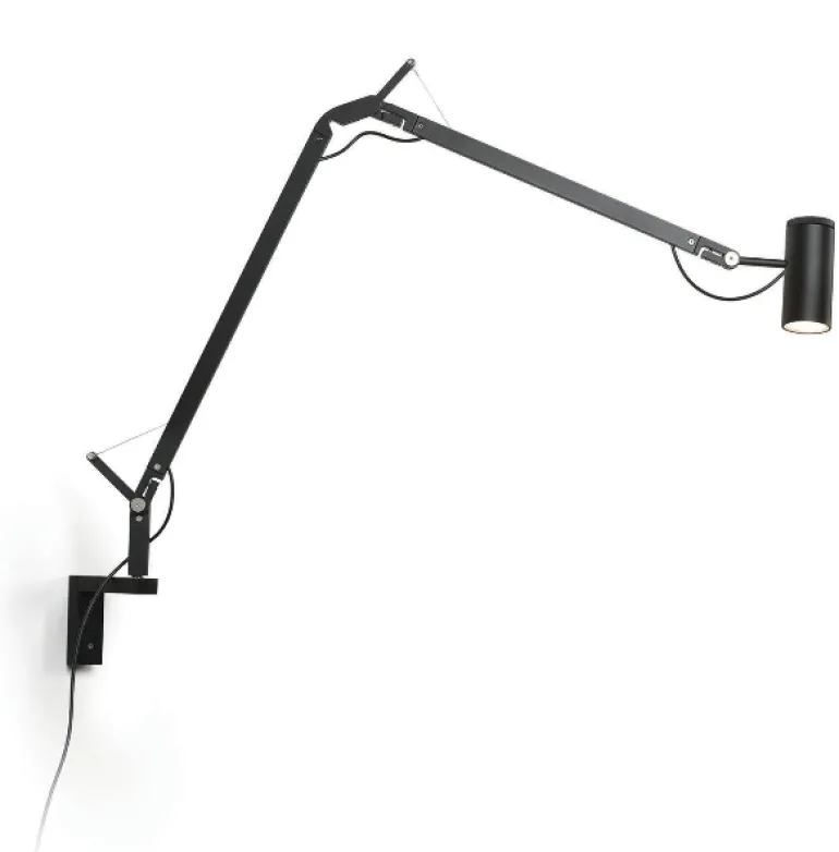 Polo + vægbeslag, sort