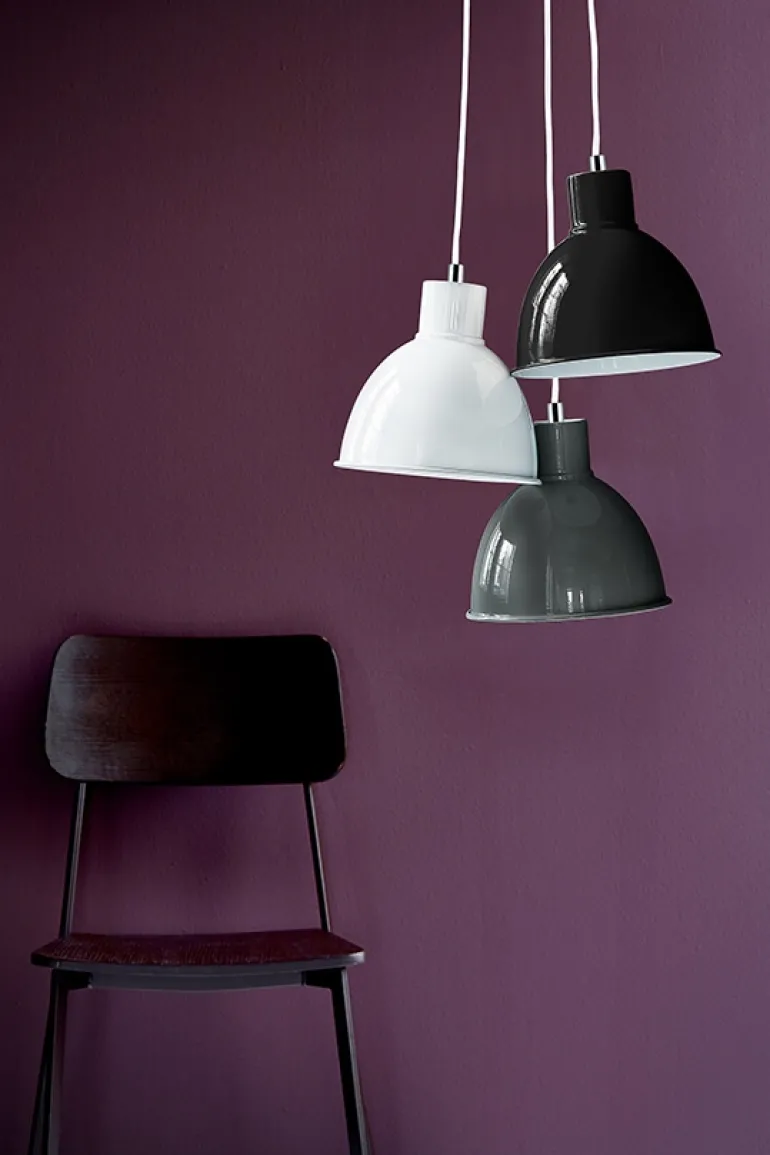 Pop pendel E27, hvid