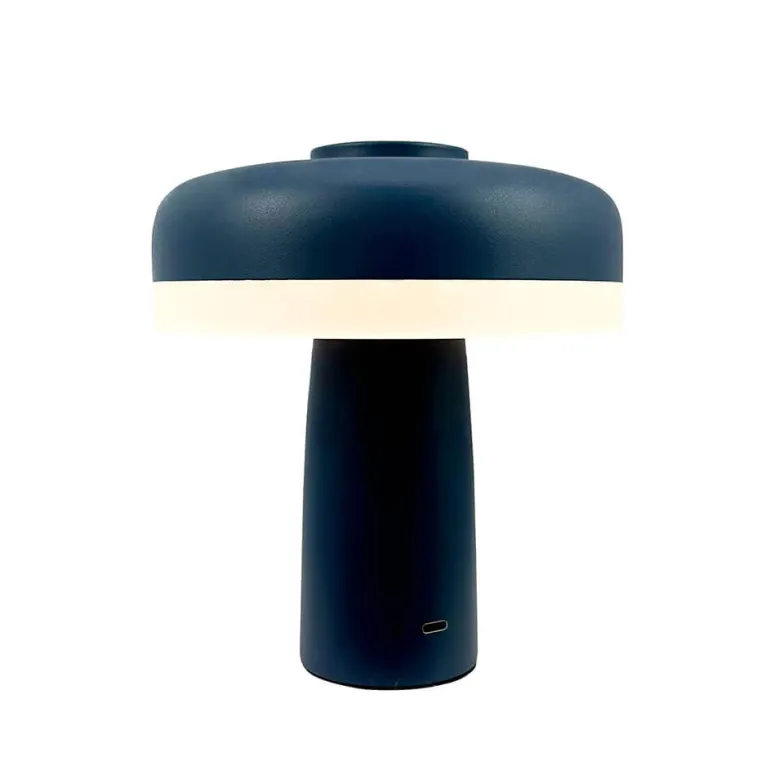 Porter LED bordlampe / batterilampe, indigo blå