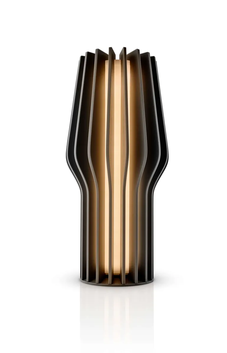 Radiant LED batteri- / bordlampe 25 cm, sort