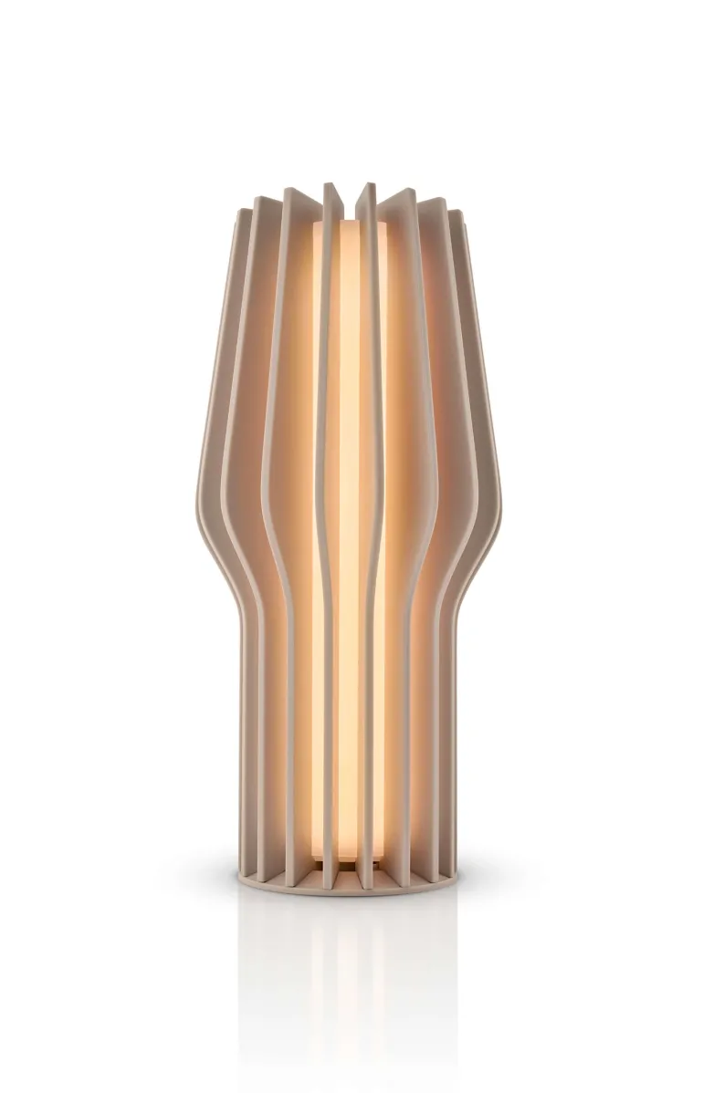 Radiant LED batteri- / bordlampe 25 cm, pearl beige