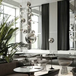 Random Solo klyngependel Ø18, krystal