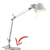 Reservedel: Fod til Tolomeo Micro bordlampe, aluminium