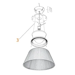 Reservedel: Wire-sæt til Flos Romeo Moon / Ktribe