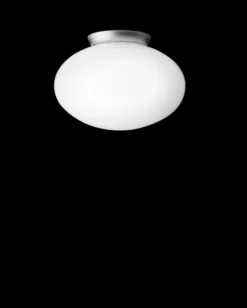 Rizzatto 301 loftlampe, satin silver/opal