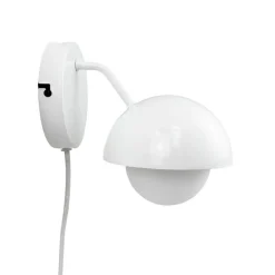 Rose væglampe, hvid