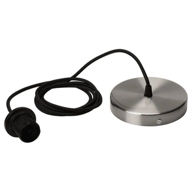 Rosette E27-ophæng, stål