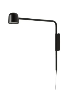 Satellite væglampe, mat sort