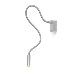 Scar-Led 1FDS væglampe påbyg, L750, alu/alu