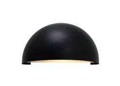 Scorpius udendørs væglampe, sort plast