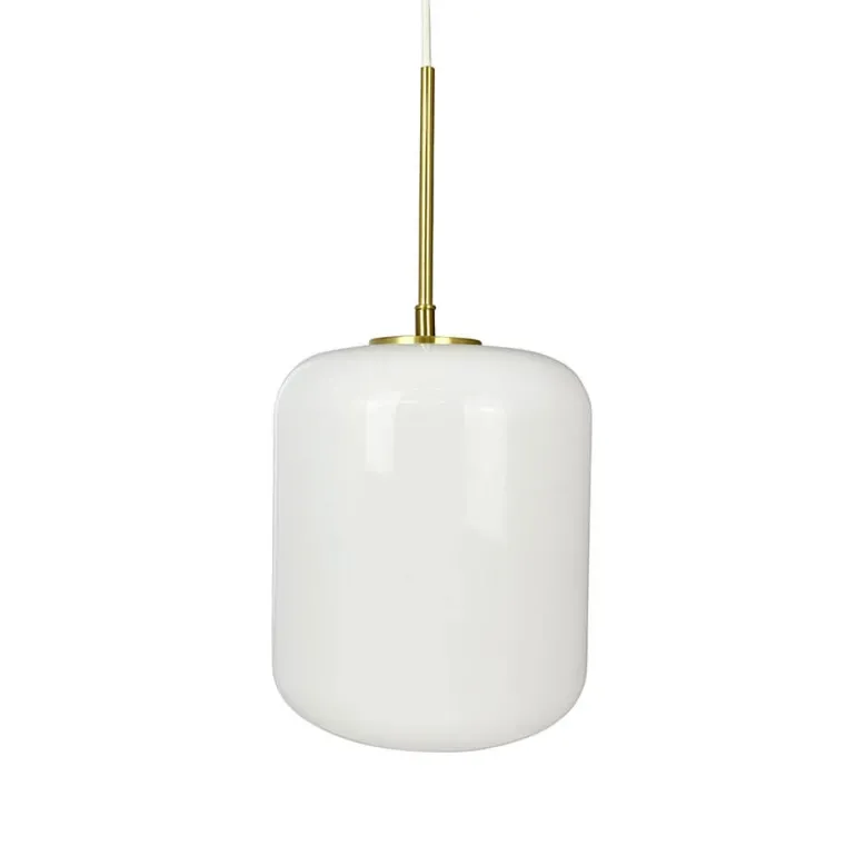 Silvia D20 pendel, opal/messing