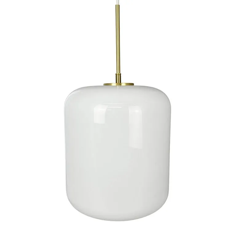 Silvia D25 pendel, opal/messing