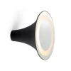 Sirens Væglampe Ø26,5 m. frosted glas og stort spejl, sort