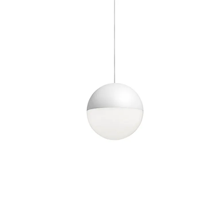 String Light sphere pendel 12m m/dæmper, hvid