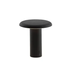 Takku bordlampe / batterilampe, lakeret sort