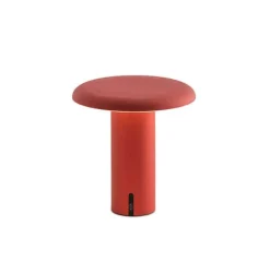 Takku bordlampe / batterilampe, anodiseret rød