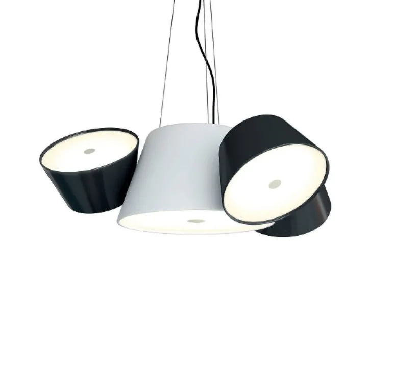 Tam Tam Mini 3 pendel, hvid midterskærm