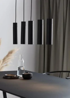 Tilo 5-spot pendel, sort