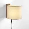 TMM Corto væglampe, bøg/beige m/ledning