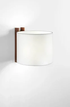 TMM Corto væglampe, valnød/hvid m/ledning