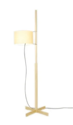 TMM gulvlampe, bøg/beige