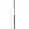 TMM gulvlampe, sort eg/beige