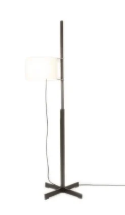 TMM gulvlampe, sort eg/beige