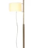 TMM gulvlampe, valnød/beige