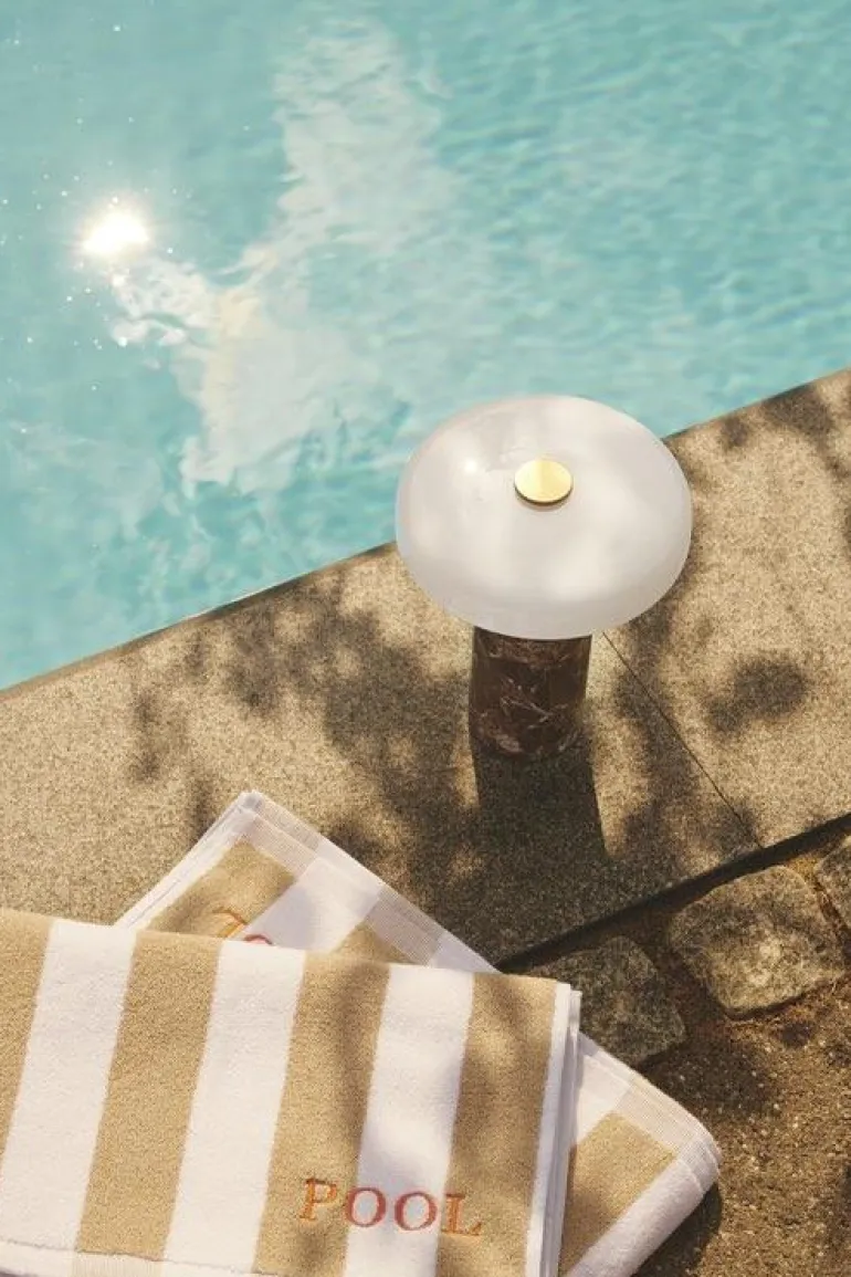 TRIP portable batterilampe / bordlampe, dark emperador/opal