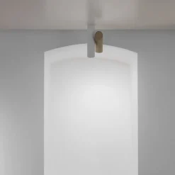 Tubes Large loftlampe, hvid/lys guld