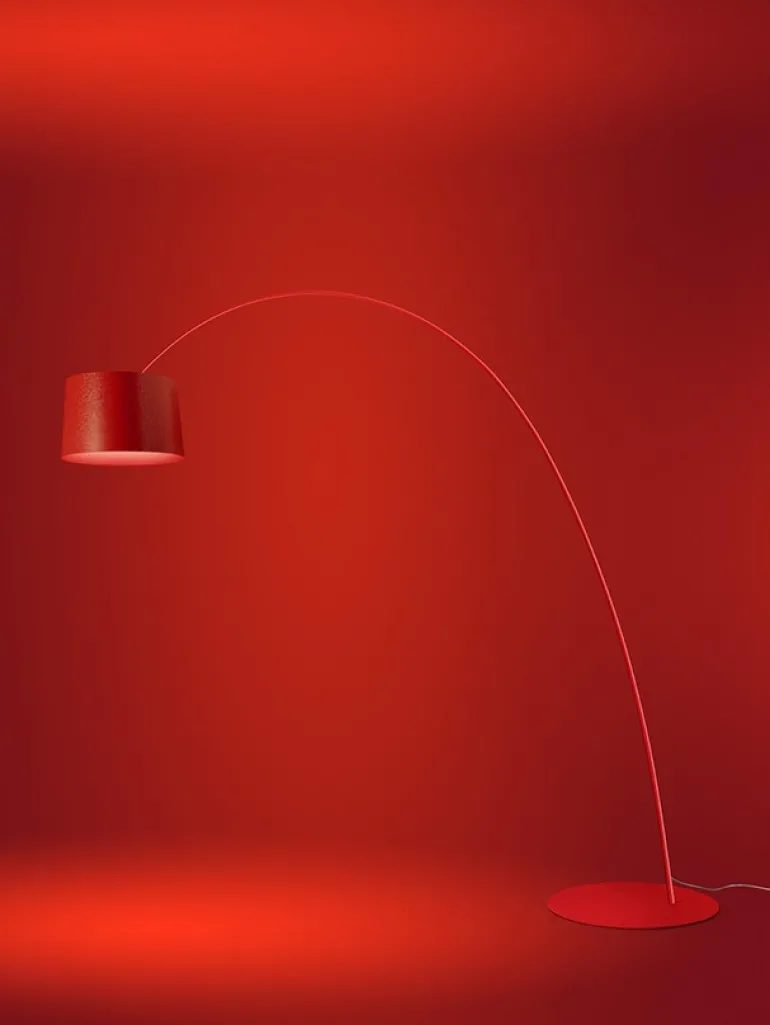 Twiggy Elle LED gulvlampe, rød