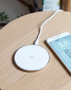 Unifier Qi trådløs oplader, hvid/rose gold