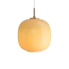 VL45 Radiohus Ø25 pendel, messing/amber