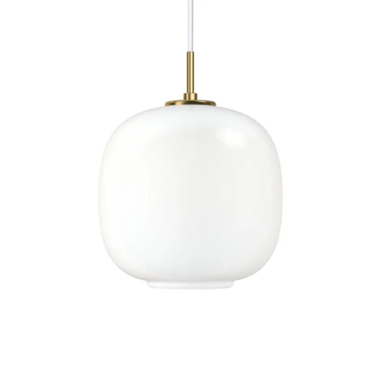 VL45 Radiohus Ø25 pendel, messing/opal