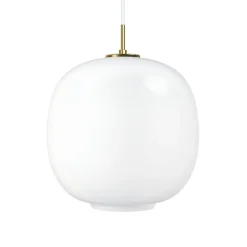 VL45 Radiohus Ø37 pendel, messing/opal