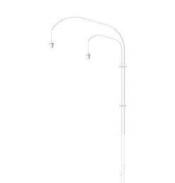 Willow double vægophæng, hvid