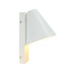 Wilmer væglampe m/USB-C, hvid