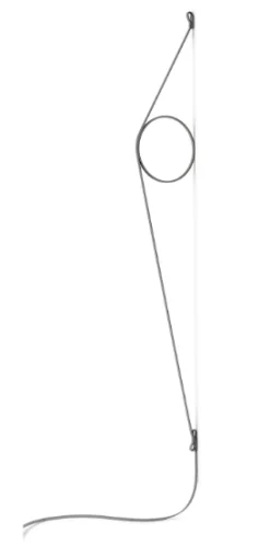 Wirering Væglampe, Grå/Grå