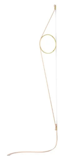 Wirering Væglampe, Pink/Guld