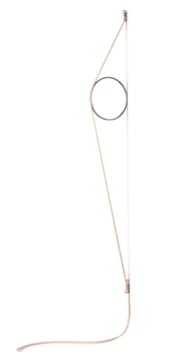 Wirering Væglampe, Pink/Sort