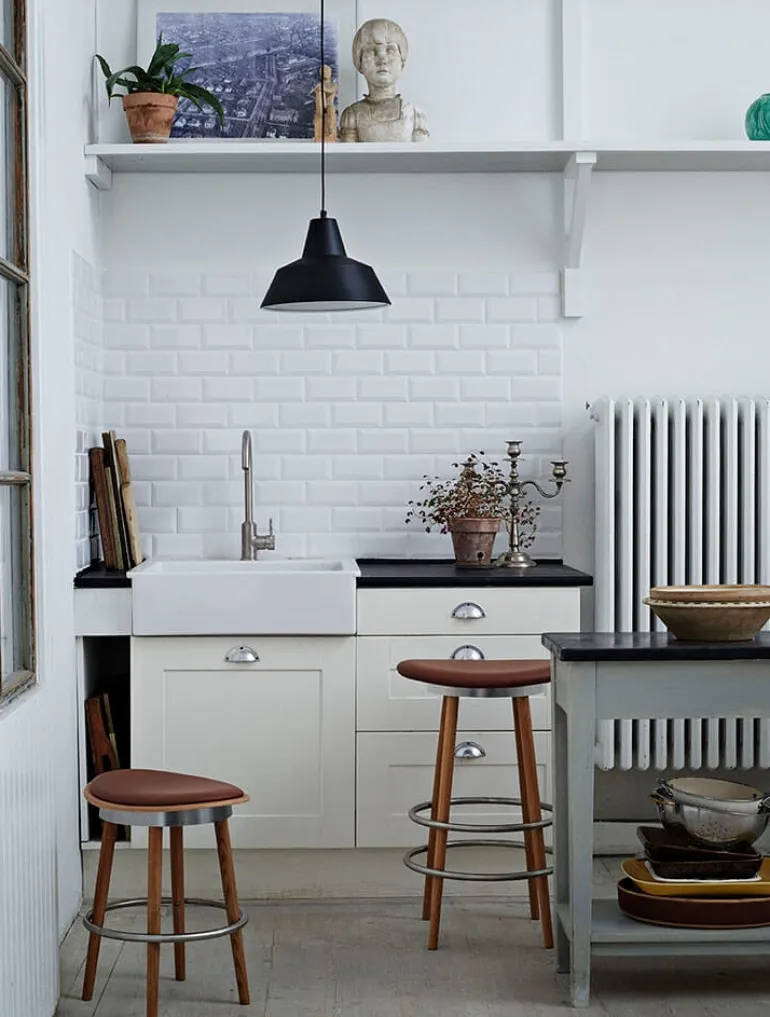 Workshop pendel W1, mat sort