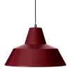 Workshop pendel W5, vinrød